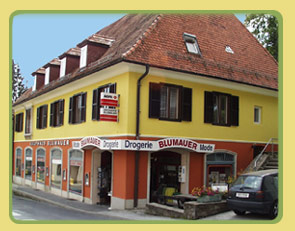 Kraftspendedrogerie - Modehaus Blumauer